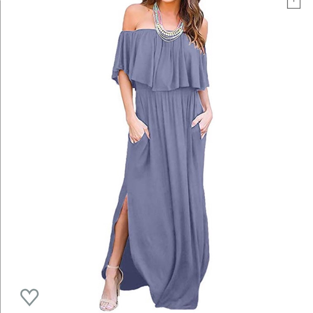 Women’s off the shoulder dress